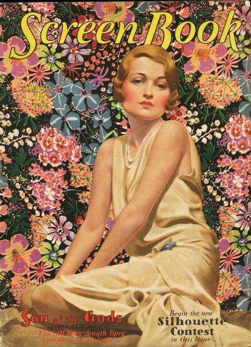 SCREEN BOOK magazine side cover April 1930