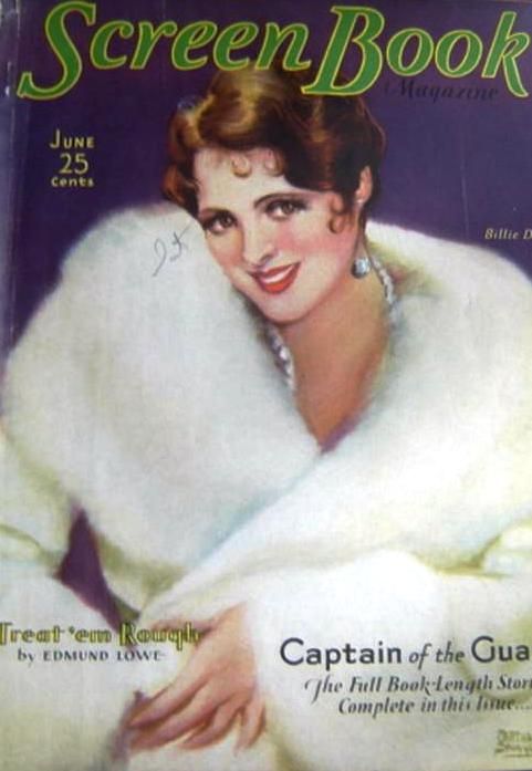 SCREEN BOOK magazine side cover June 1930
