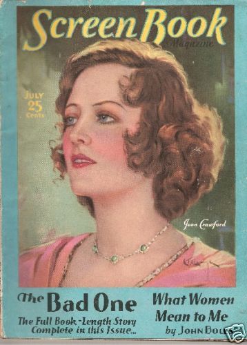 SCREEN BOOK magazine side cover July 1930