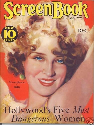 SCREEN BOOK magazine side cover December 1931