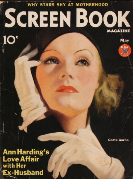SCREEN BOOK magazine side cover May 1934