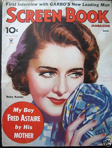 SCREEN BOOK magazine side cover June 1935