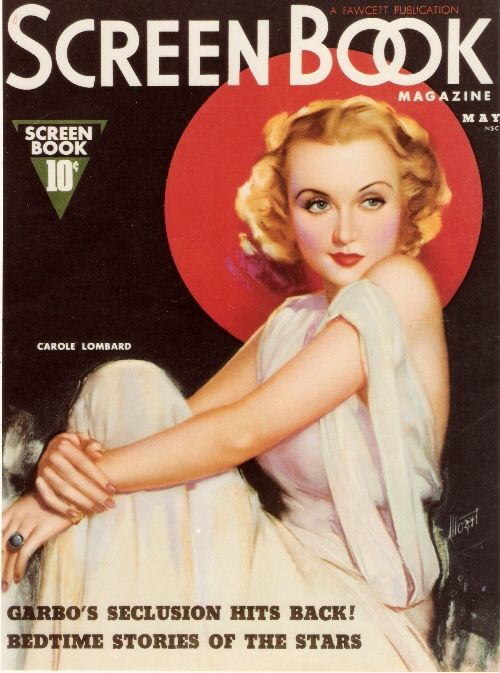 SCREEN BOOK magazine side cover May 1937