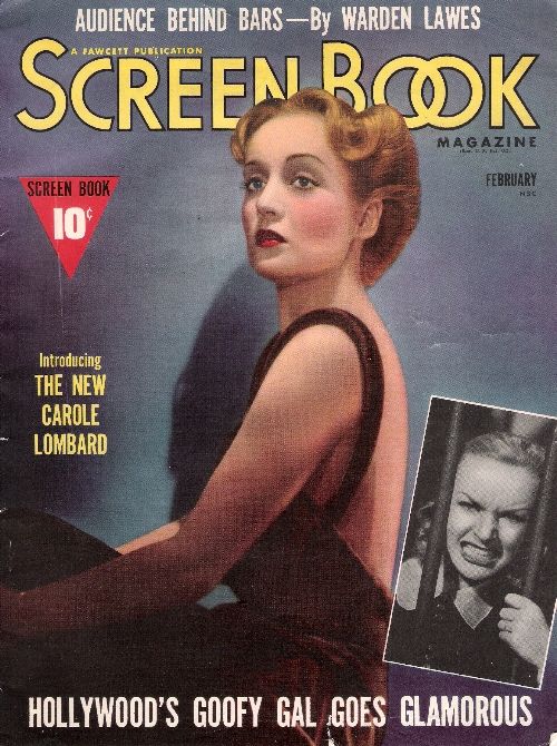 SCREEN BOOK magazine side cover February 1939