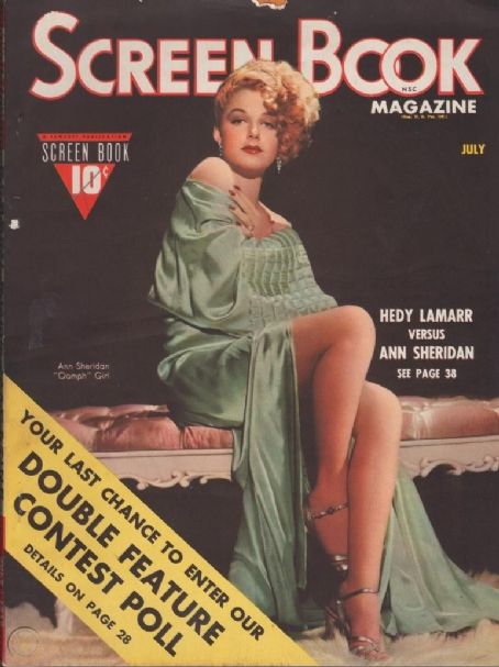 SCREEN BOOK magazine side cover July 1939