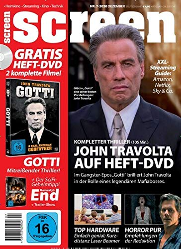 SCREEN BLURAY DVD magazine side cover Issue 7  December 2020