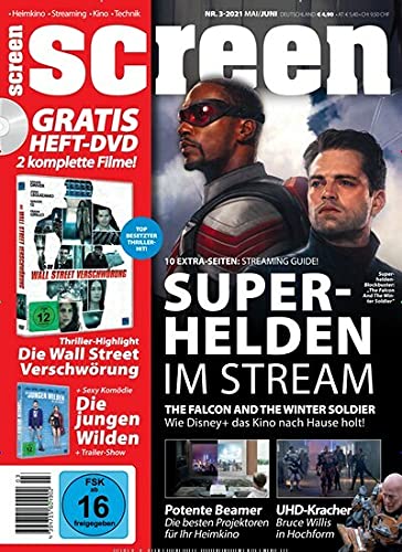 SCREEN BLURAY DVD magazine side cover Issue 3  April/May 2021