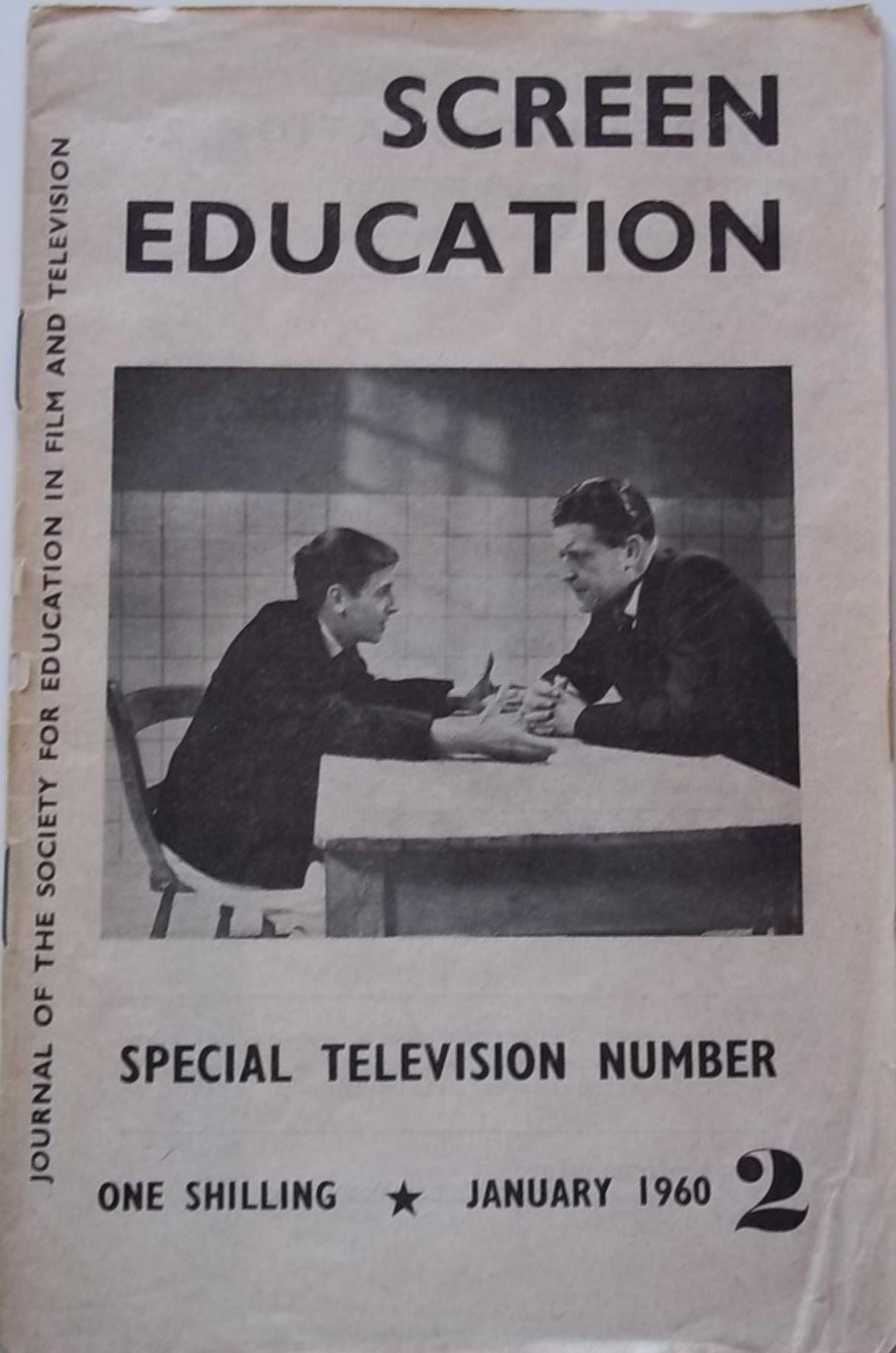 SCREEN EDUCATION (Au) magazine side cover Issue 2  January 1960