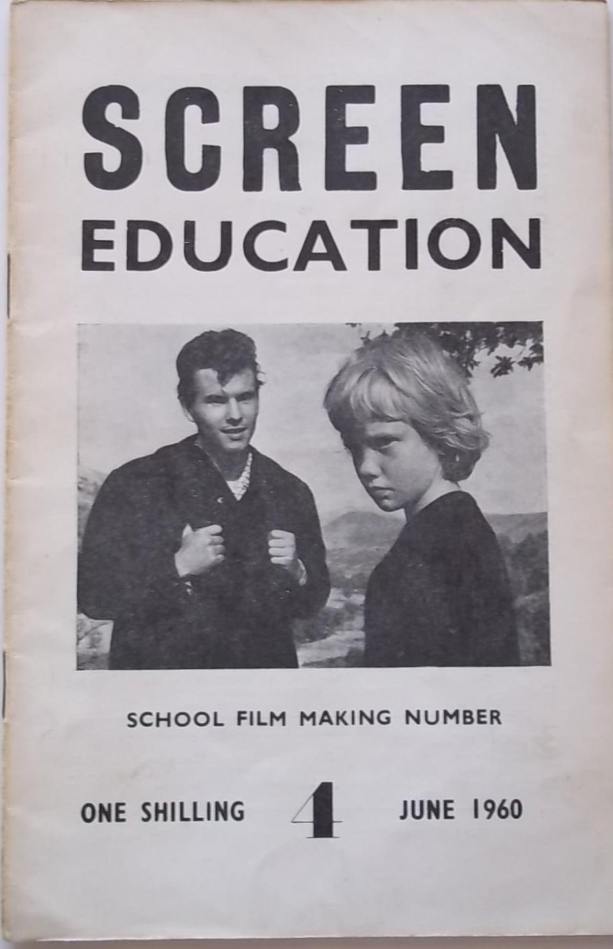 SCREEN EDUCATION (Au) magazine side cover Issue 4  June 1960
