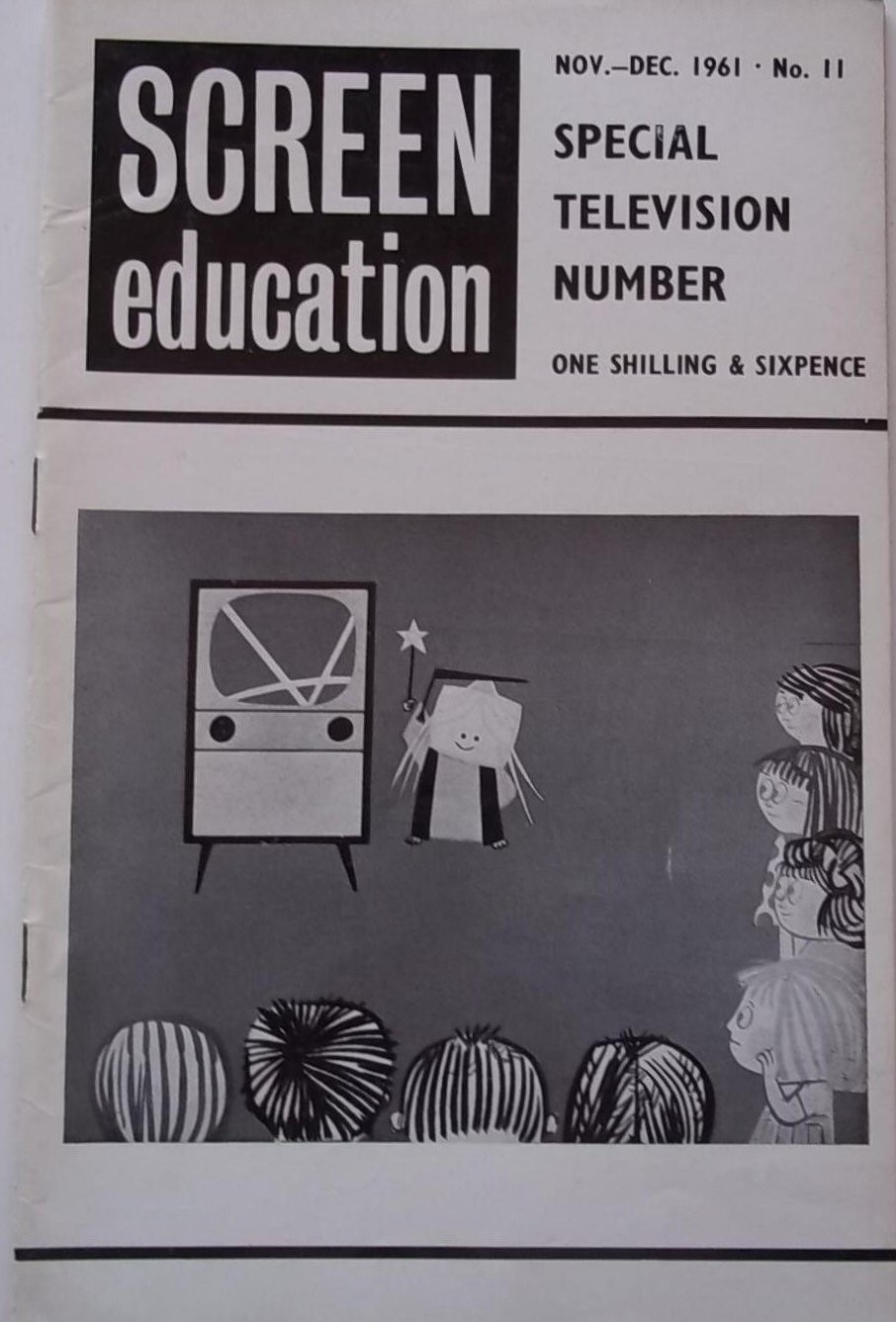 SCREEN EDUCATION (Au) magazine side cover Issue 11  November/December 1961