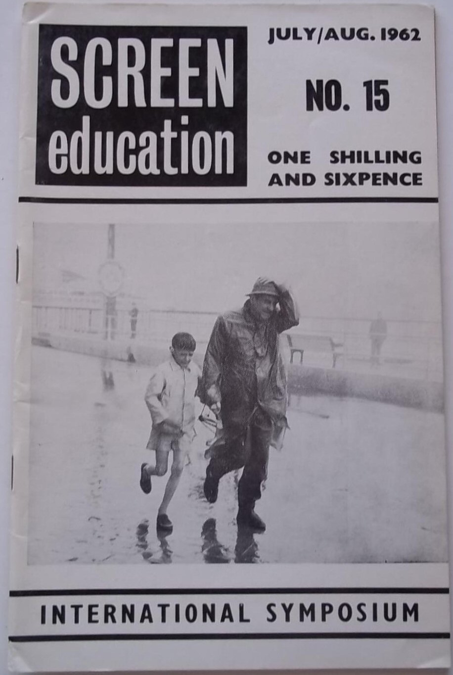 SCREEN EDUCATION (Au) magazine side cover Issue 15  July/August 1962