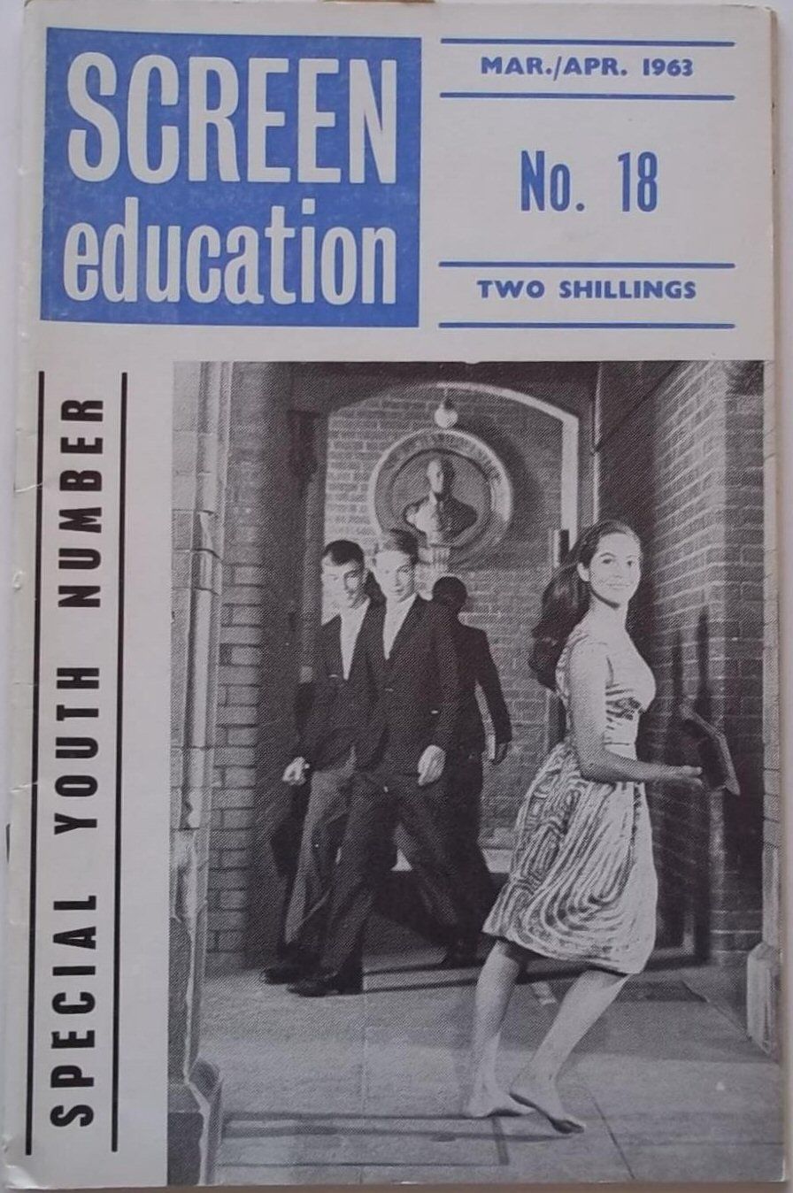 SCREEN EDUCATION (Au) magazine side cover Issue 18  March/April 1963