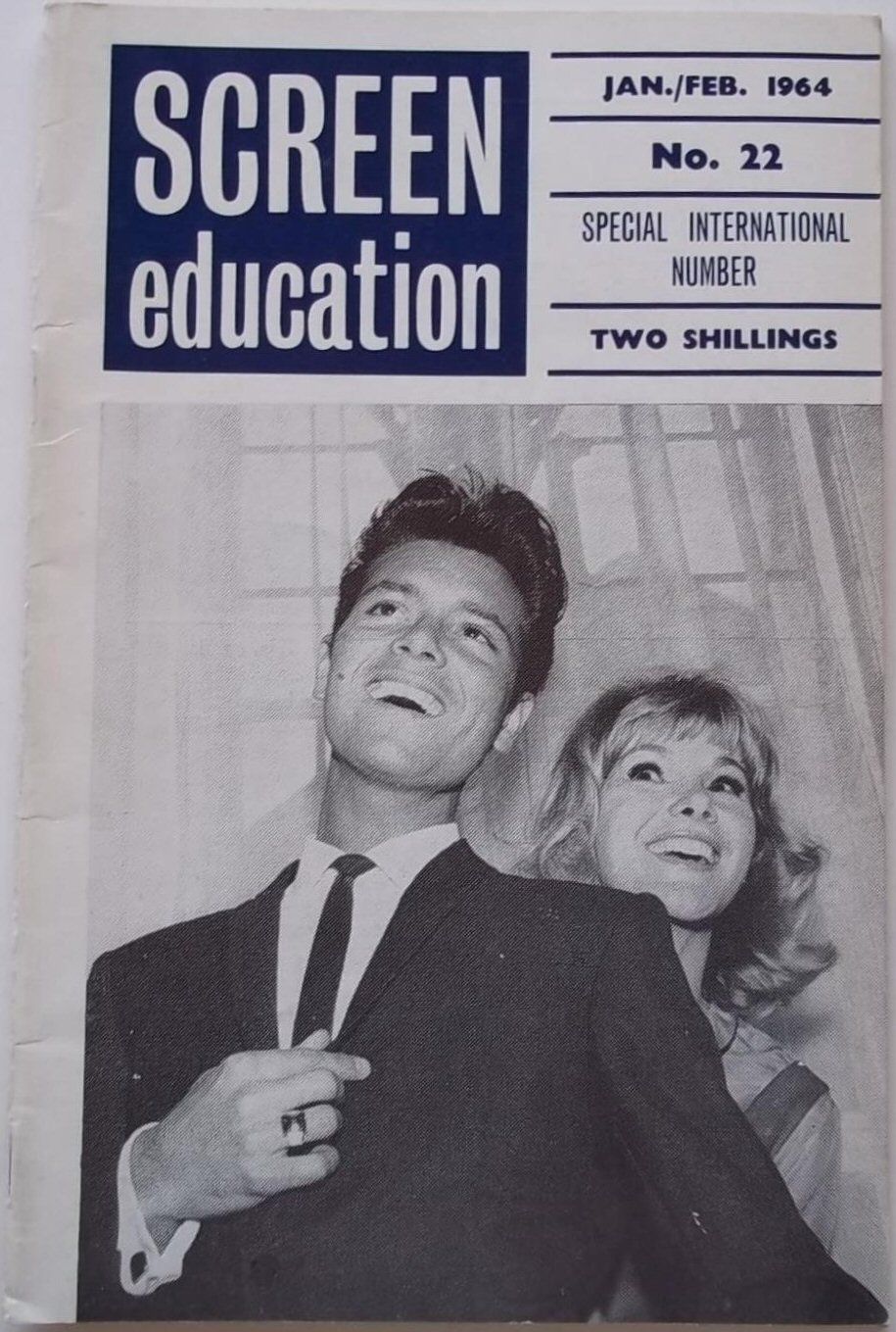 SCREEN EDUCATION (Au) magazine side cover Issue 22  January/February 1964