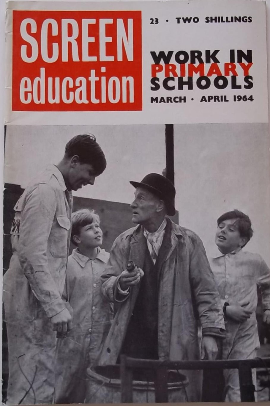 SCREEN EDUCATION (Au) magazine side cover Issue 23  March/April 1964