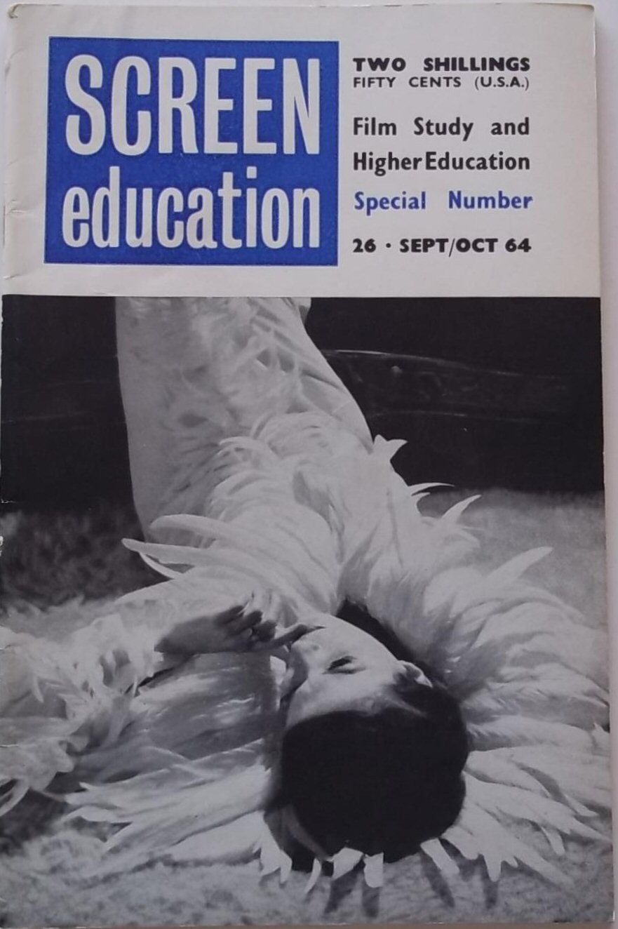 SCREEN EDUCATION (Au) magazine side cover Issue 26  September/October 1964