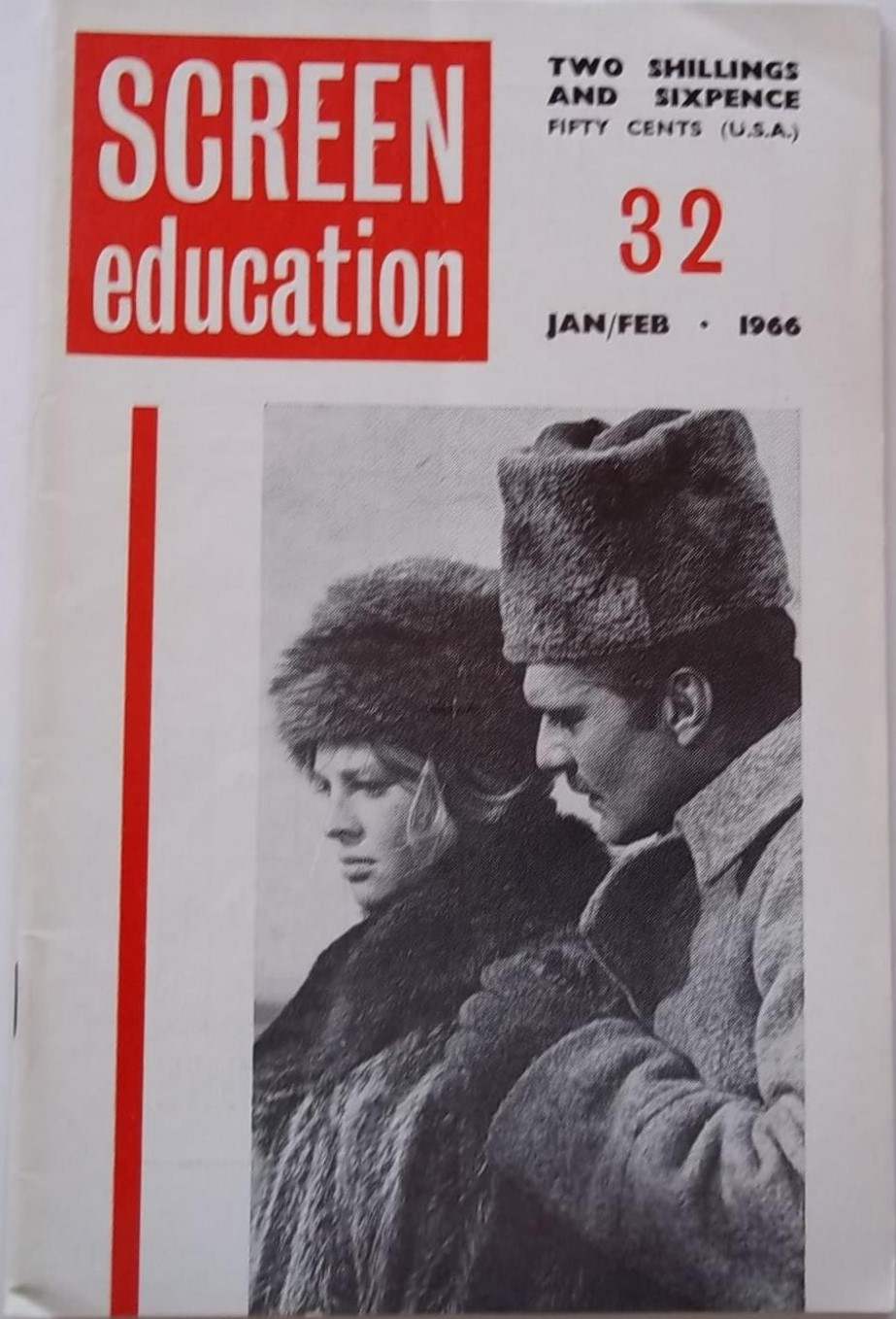 SCREEN EDUCATION (Au) magazine side cover Issue 32  January/February 1966