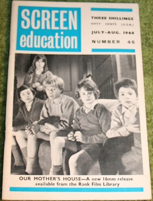 SCREEN EDUCATION (Au) magazine side cover Issue 45  July/August 1968