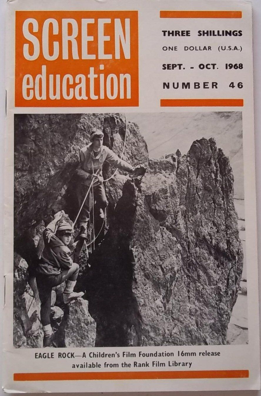 SCREEN EDUCATION (Au) magazine side cover Issue 46  September/October 1968