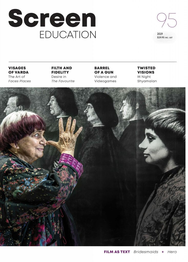 SCREEN EDUCATION (Au) magazine side cover Issue 95   2019