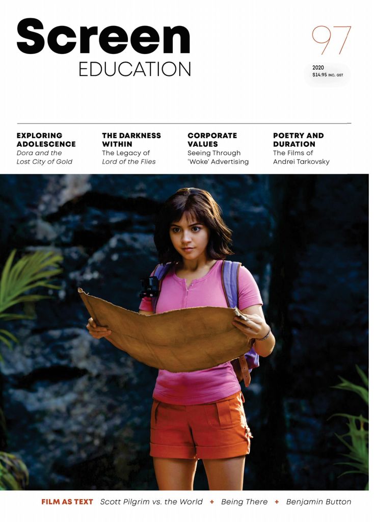 SCREEN EDUCATION (Au) magazine side cover Issue 97  March 2020