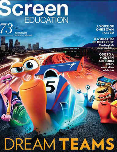 SCREEN EDUCATION (Au) magazine side cover Issue 73 Autumn 2013