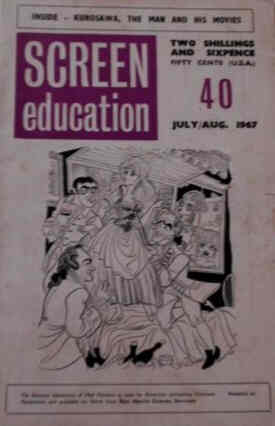 SCREEN EDUCATION (Au) magazine side cover Issue 40 July/August 1967
