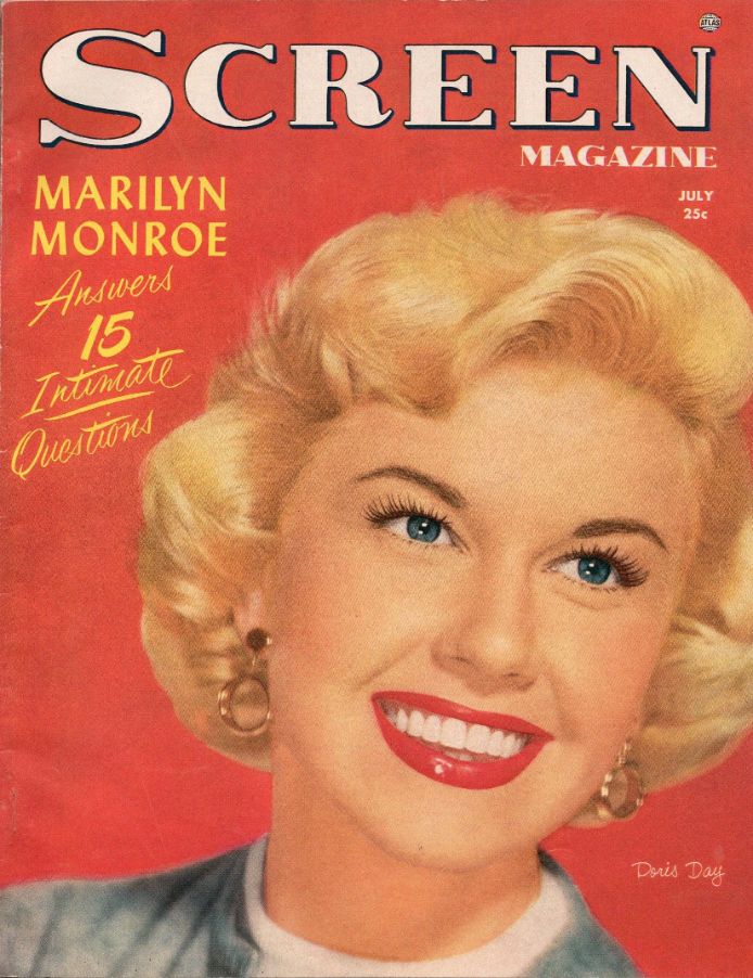 SCREEN (50s-60s) magazine side cover  Vol 1 No  2  July 1953