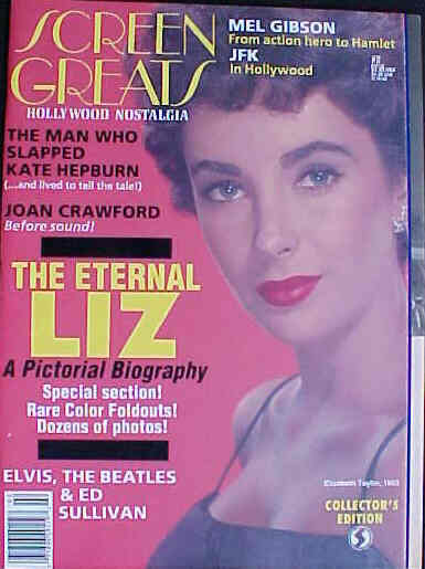 SCREEN GREATS Starlog magazine side cover Issue 2  1990