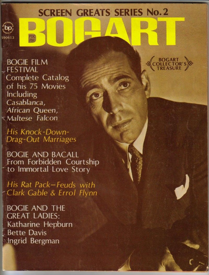 SCREEN GREATS Series magazine side cover Issue 2 Vol 1 1971