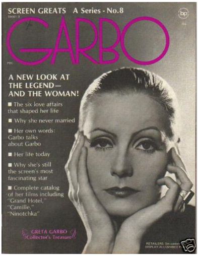 SCREEN GREATS Series magazine side cover Issue 8 Vol 1 1972