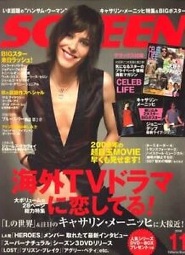 SCREEN (Jp) magazine side cover November 2008