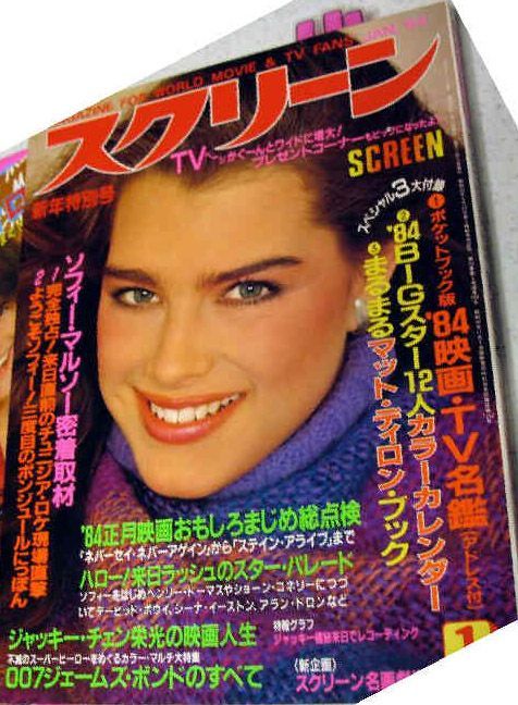SCREEN (Jp) magazine cover January 1984