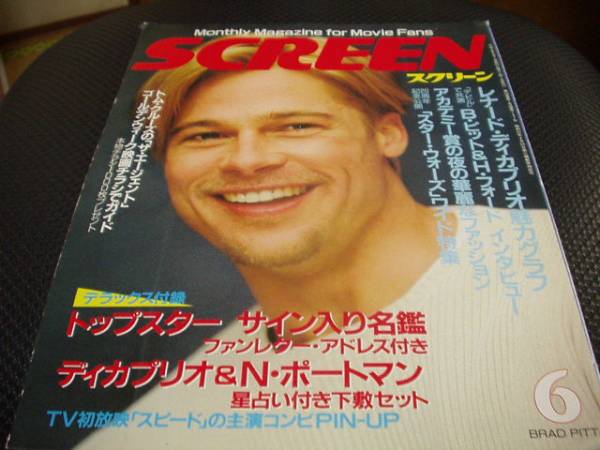 SCREEN (Jp) magazine side cover June 1997