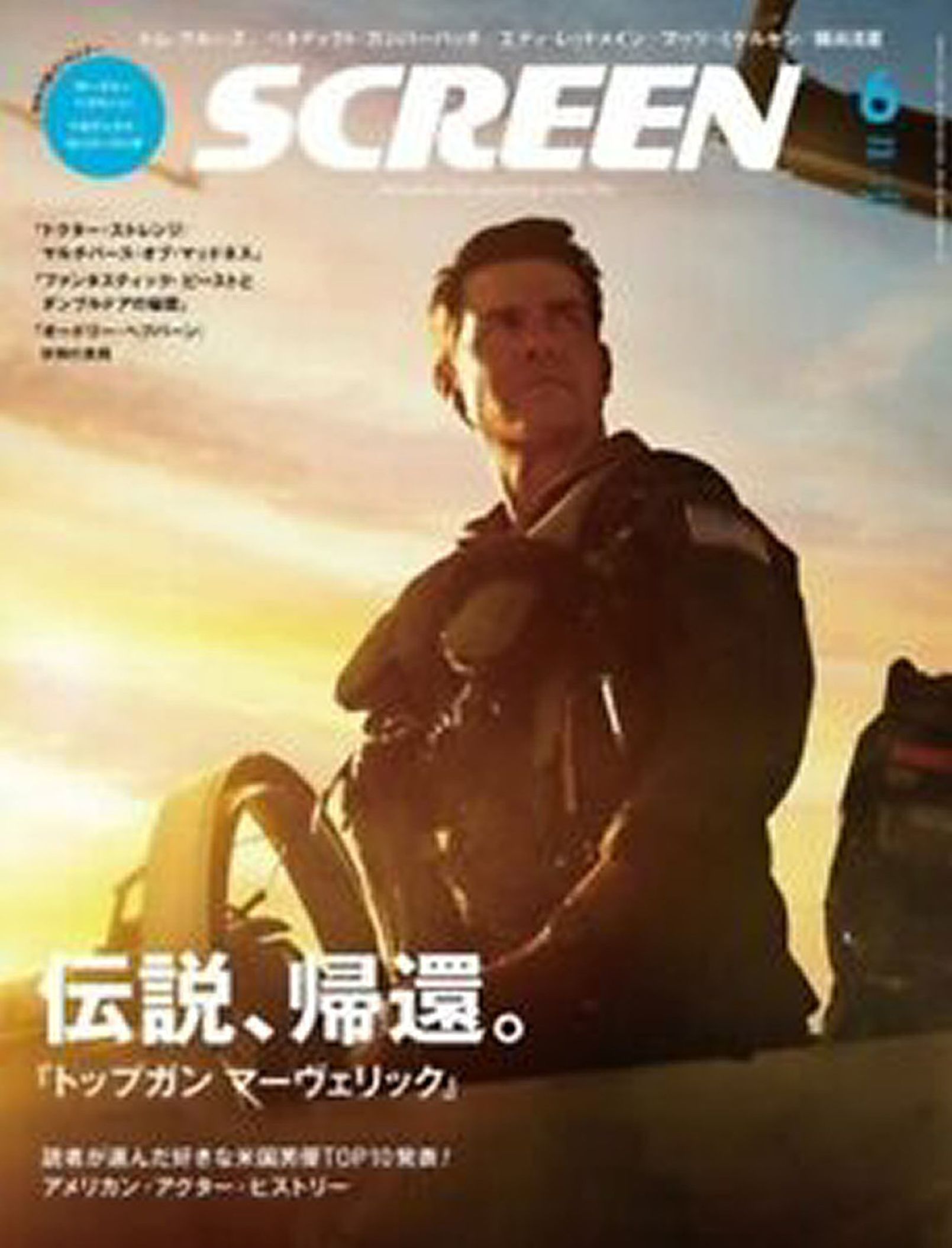 SCREEN (Jp) magazine side cover  June 2022