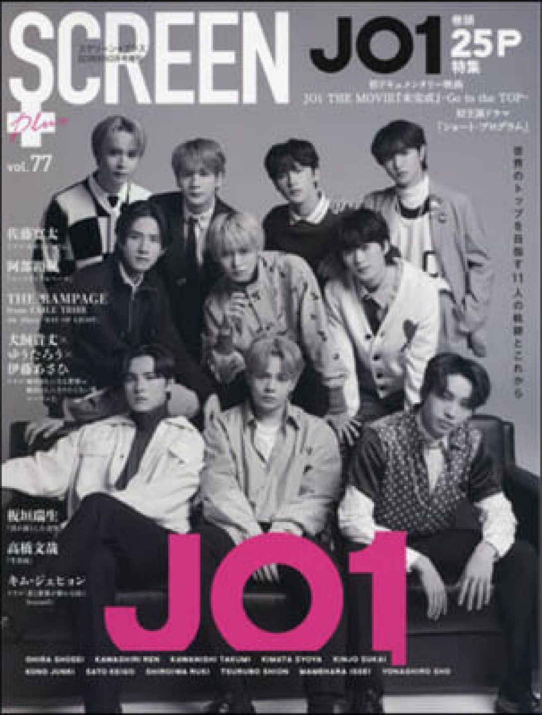 SCREEN (Ko) magazine side cover  March 2022