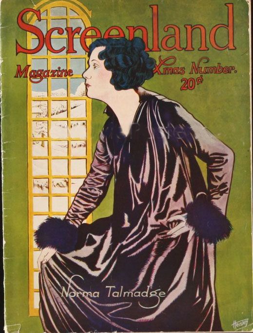 SCREENLAND magazine side cover December 1920