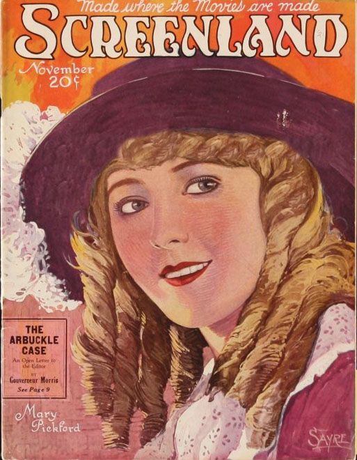 SCREENLAND magazine side cover November 1921