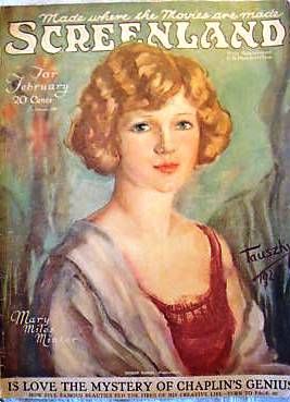 SCREENLAND magazine side cover February 1922