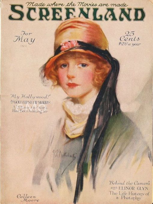 SCREENLAND magazine side cover May 1922