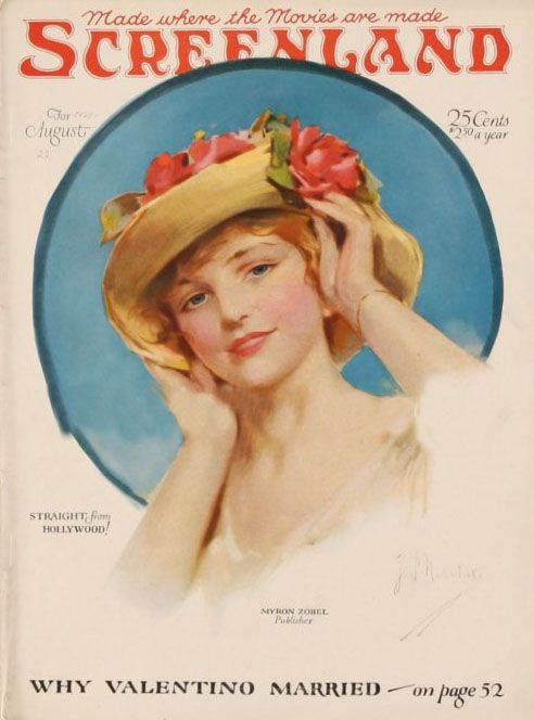 SCREENLAND magazine cover July/August 1922