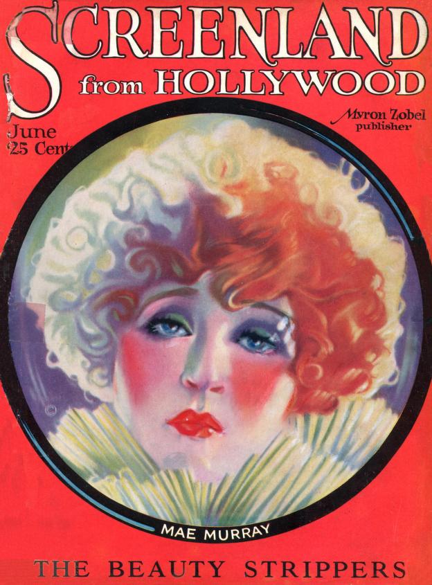SCREENLAND magazine side cover June 1923
