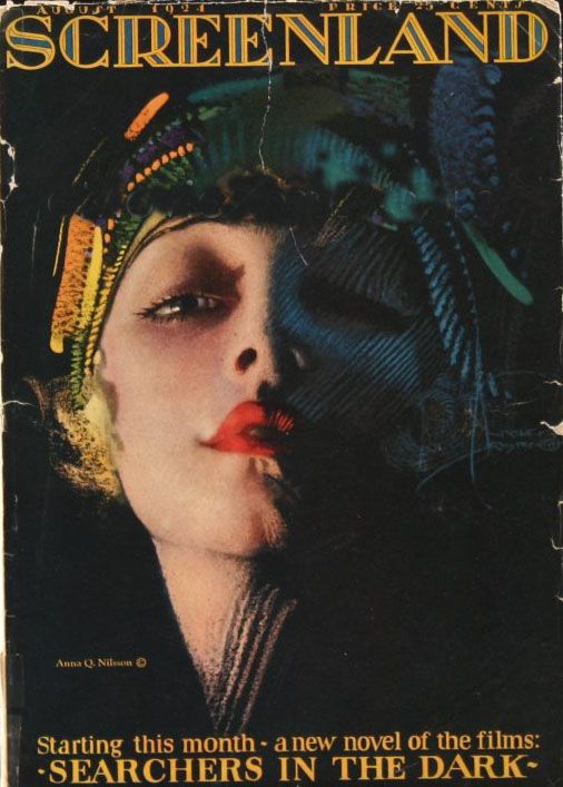 SCREENLAND magazine side cover August 1924