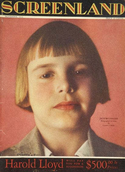 SCREENLAND magazine cover November 1924
