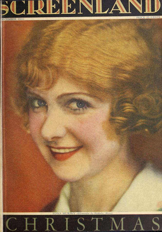 SCREENLAND magazine side cover December 1924