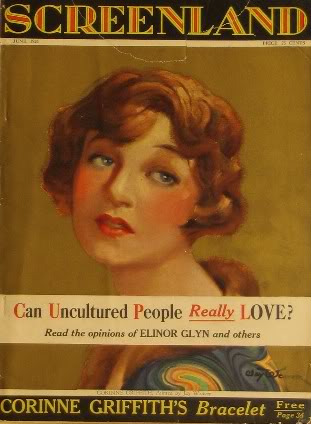 SCREENLAND magazine cover June 1926