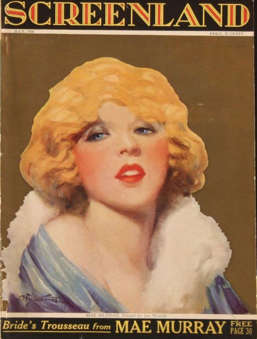 SCREENLAND magazine cover July 1926