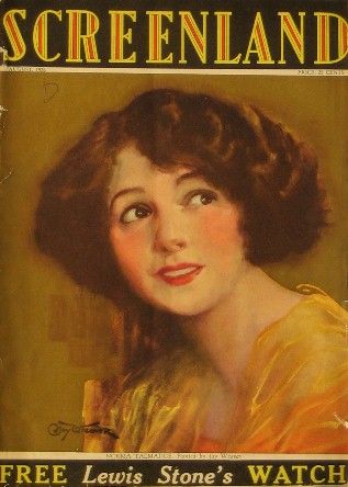 SCREENLAND magazine side cover August 1926