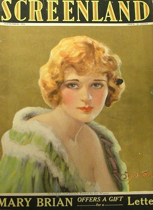 SCREENLAND magazine side cover September 1926