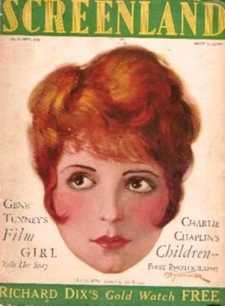 SCREENLAND magazine side cover December 1926