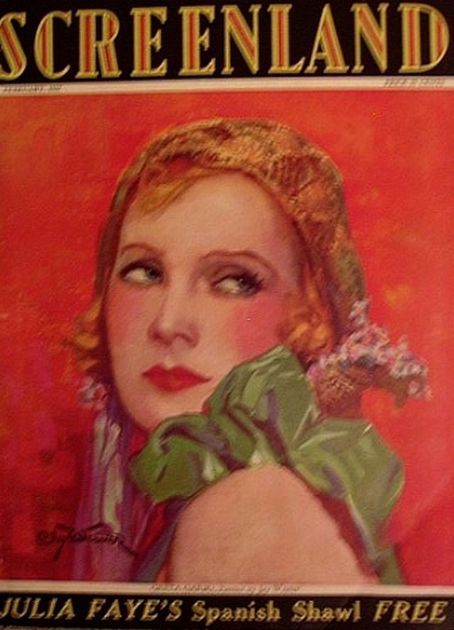 SCREENLAND magazine cover February 1927